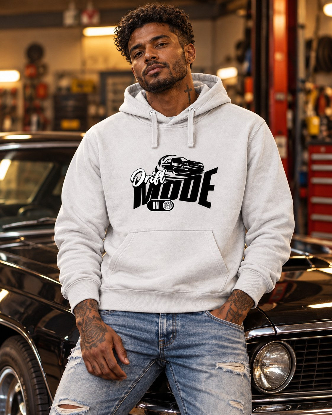Polerón Drift Mode – foto con modelo (imagen referencial)