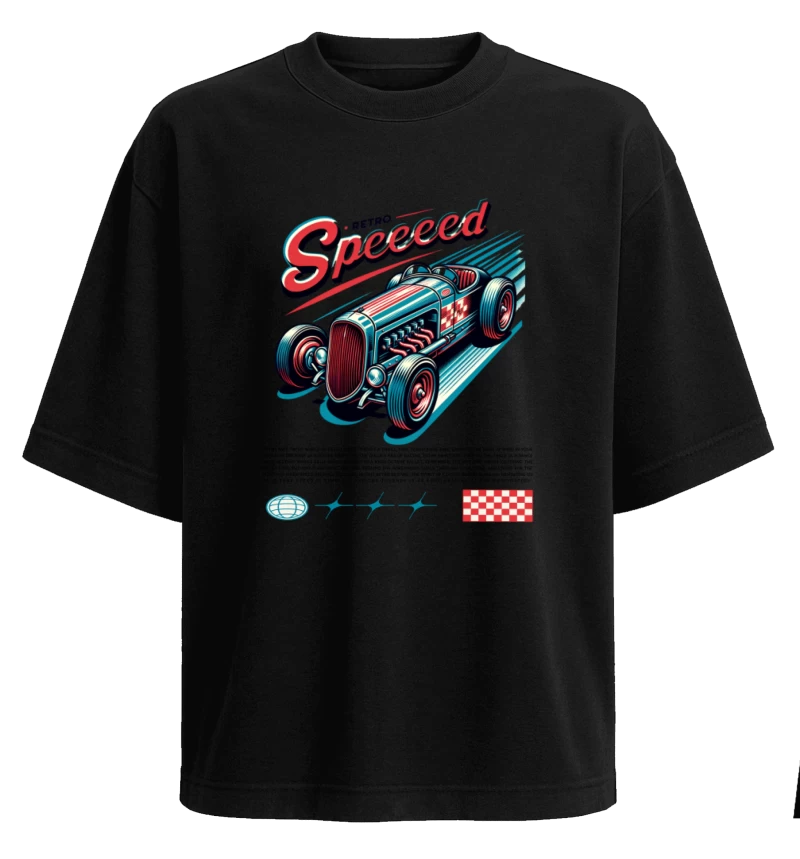 Polera Oversize Retro Speed