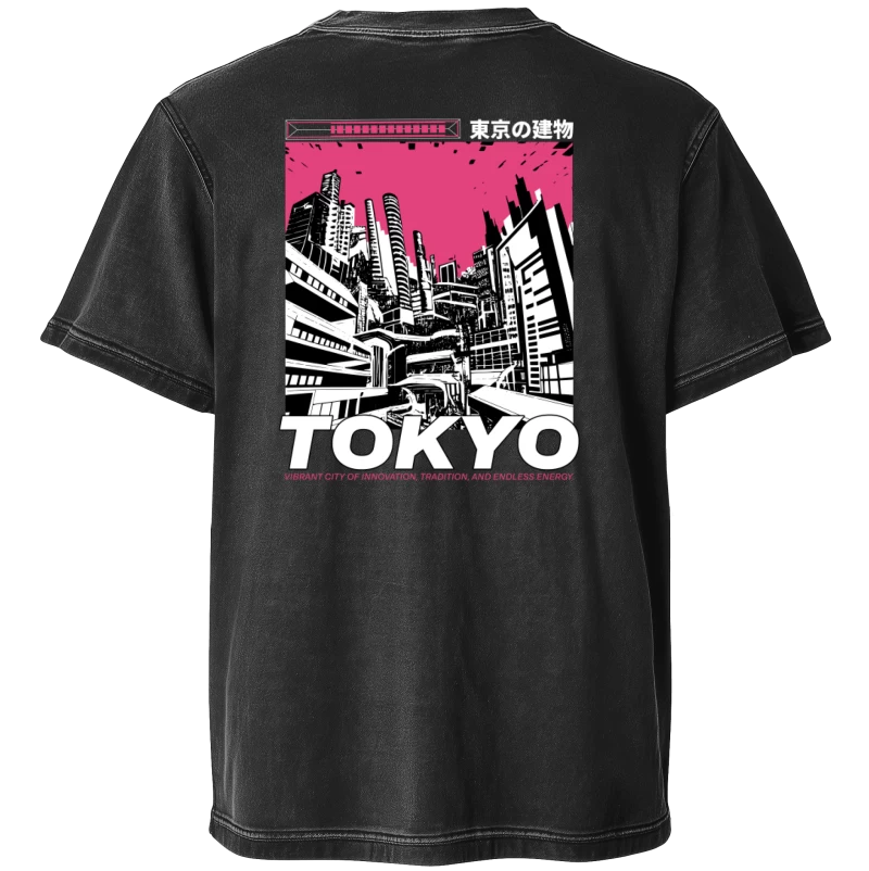 Polera Acid Wash Tokyo Urban Y2K