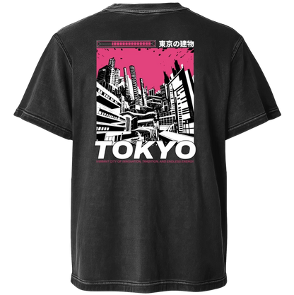 Polera Acid Wash Tokyo Urban Y2K