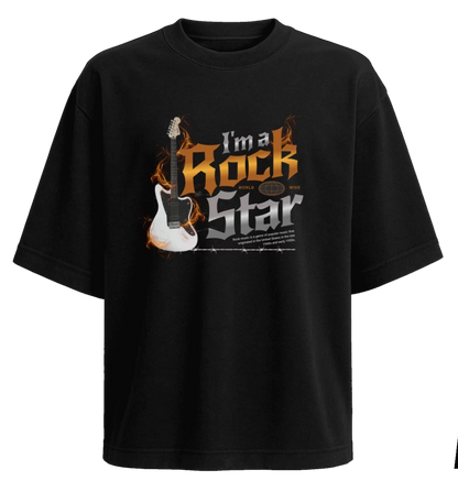 Polera Oversize I'm a Rock Star