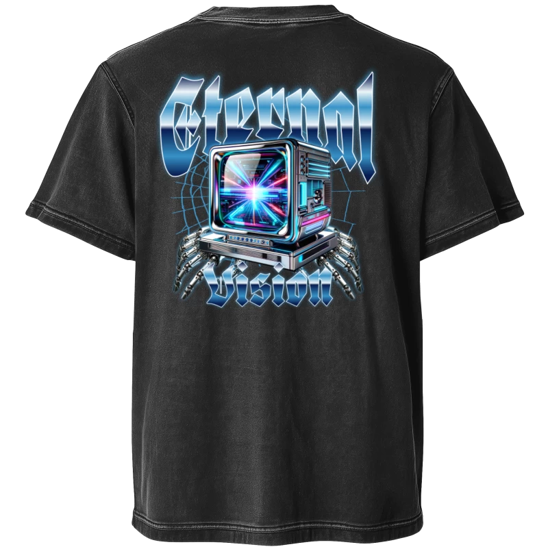 Polera Acid Wash Eternal Vision