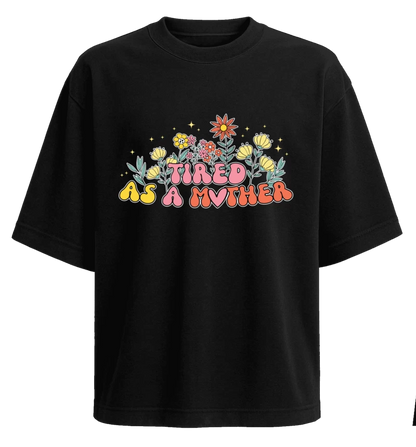 Polera Oversize Tired Mom