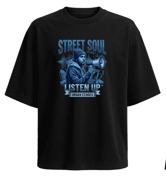 Polera Oversize Street Soul Listen Up