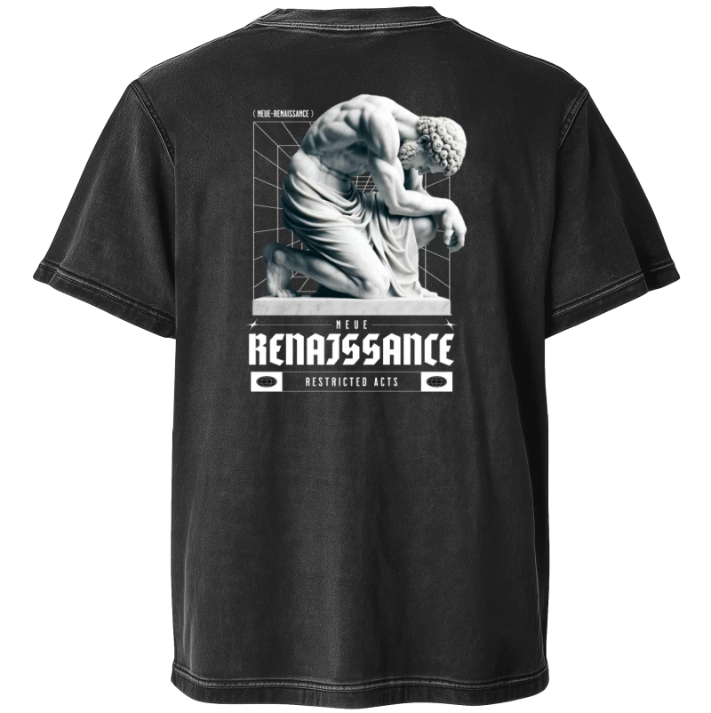 Polera Acid Wash Renaissance Sculpture