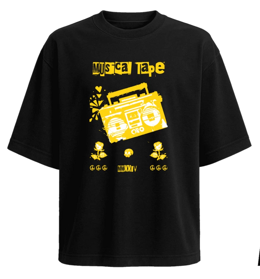 Polera Oversize Mixtape Retro