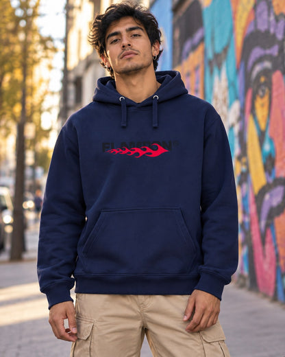 Polerón Streetwear Hoodie Rose – foto con modelo (imagen referencial)
