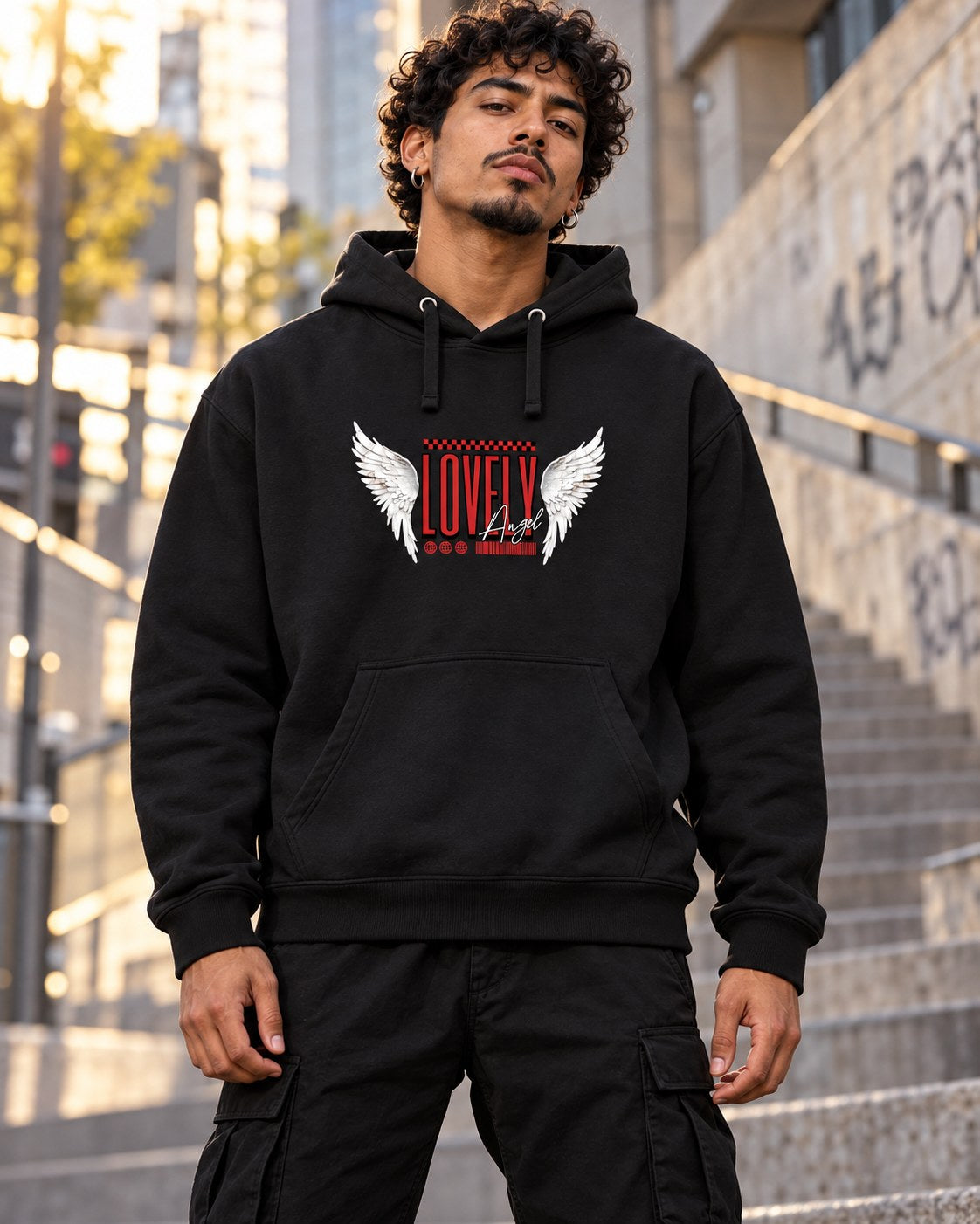 Polerón Lovely Angel – foto con modelo (imagen referencial)