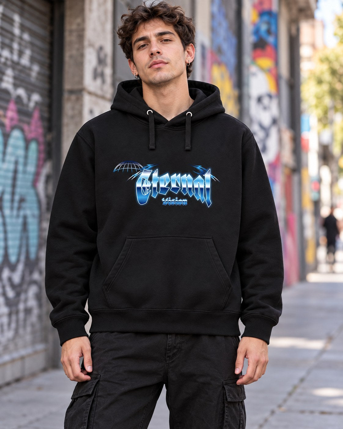 Polerón Eternal Vision – foto con modelo (imagen referencial)